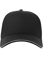 5 panelová baseballová kšiltovka black model 22411162 - Atlantis Headwear 5 panelová baseballová kšiltovka black model 22411162 - Atlantis Headwear
