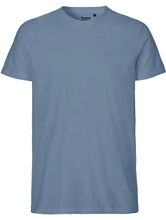 Neutral O 61001 Pánske tričko z bio bavlny 77.6101 dusty indigo
