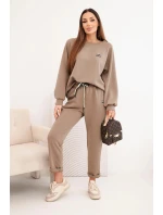Dámský komplet z viskózy s mikinou a kalhotami fango model 21803205 - K-Fashion