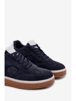 Sneakersy Męskie Niskie Big Star SS174021 HI-POLY SYSTEM Granatowe