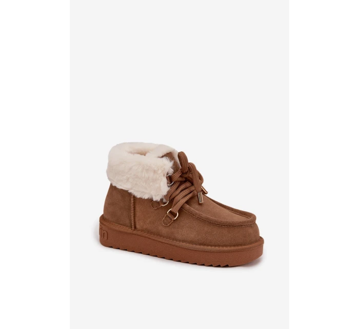 D.Franklin dámske snežnice z prírodného semišu - ťava D.Franklin dámske snežnice z prírodného semišu - ťava