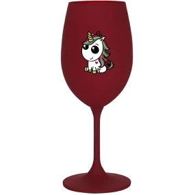 DUHOVÝ JEDNOROŽEC - bordo sklenice na víno 350 ml