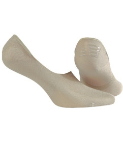 Hladké pánske ponožky - mokasíny so silikónom