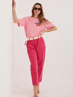 Šnúrové nohavice model 226483 Taliansko Moda