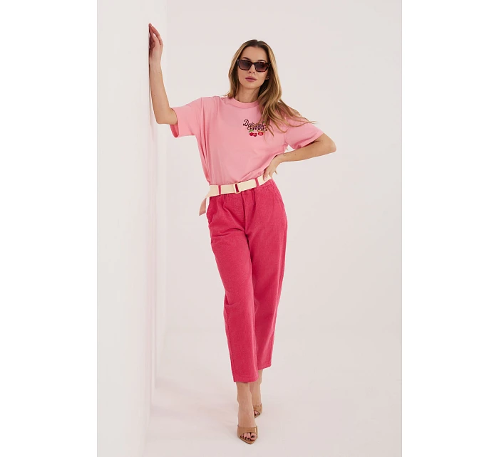 Šnúrové nohavice model 226483 Taliansko Moda