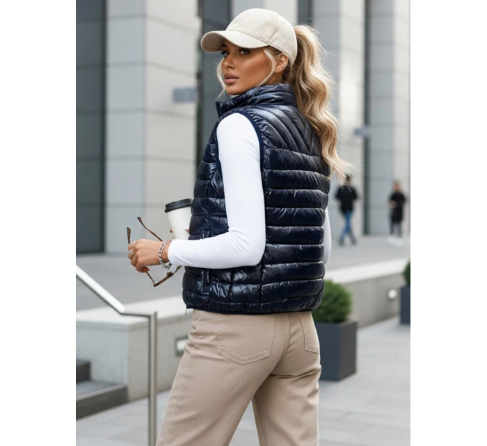 Dámska tmavomodrá vesta WIANO FashionStreet TY3551