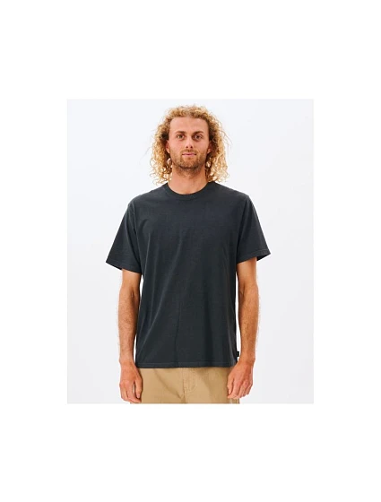 Tričko RIP CURL Plain Wash Tee, čierne