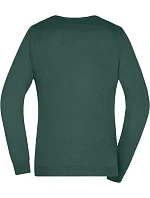 JN Dámský svetr s výstřihem do V 02.0 forest green model 22487855 - Daiber JN Dámský svetr s výstřihem do V 02.0 forest green model 22487855 - Daiber