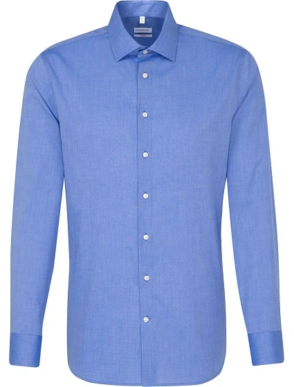 Seidensticker Shirt Shaped LSL Košeľa s dlhým rukávom 78.1000 stredne modrá Seidensticker Shirt Shaped LSL Košeľa s dlhým rukávom 78.1000 stredne modrá