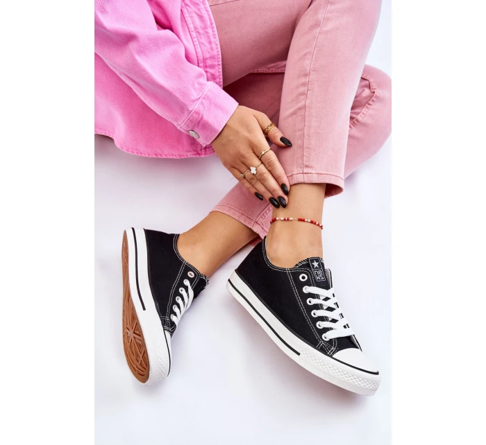 Dámské klasické tenisky černé a bílé model 21607880 - EVENTO