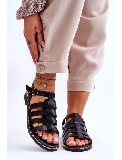 Kožené Sandály S Černe model 21617384 - Boto