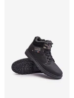 Zateplené pánské boty černé model 21673177 - Boto