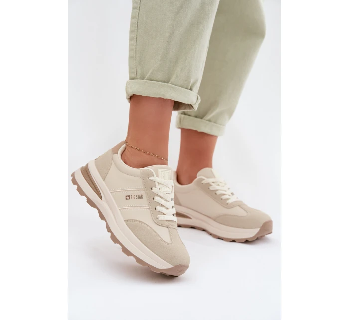 Dámské sportovní tenisky Big Star model 22009864 HIPOLY SYSTEM Béžové - Big Star Shoes