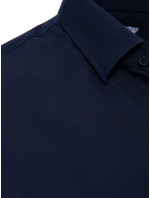 Elegantná tmavomodrá pánska košeľa Dstreet DX2477