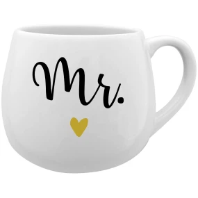 MR. - bílý keramický hrníček 300 ml