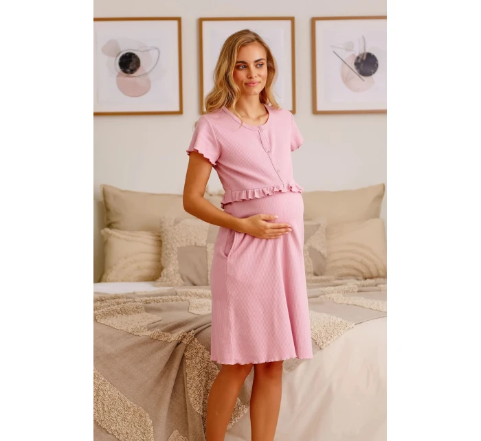 Dámska tehotenská košeľa 4543 fialová - Doctornap