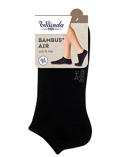 Krátké pánské bambusové ponožky BAMBUS AIR IN-SHOE SOCKS - BELLINDA - černá