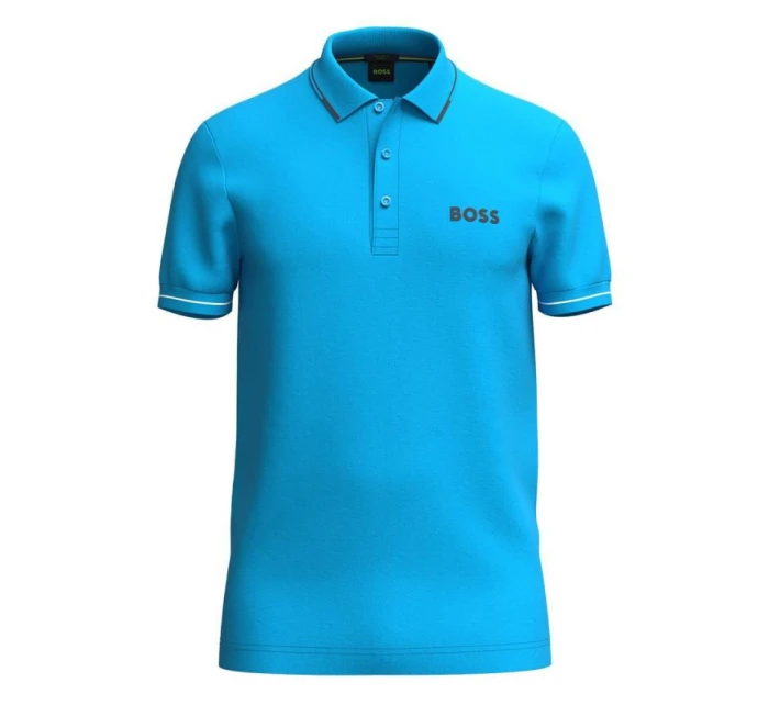 Pánská polokošile Paul Pro slim fit tyrkysové barvy model 21350303 - Boss Pánská polokošile Paul Pro slim fit tyrkysové barvy model 21350303 - Boss