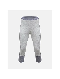 Teplé nohavice PEAK PERFORMANCE Magic 3/4 Short Johns Wool-blend Baselayer Women, sivé