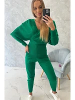 Dvojdielna súprava svetrov zelená Dvojdielna súprava svetrov zelená