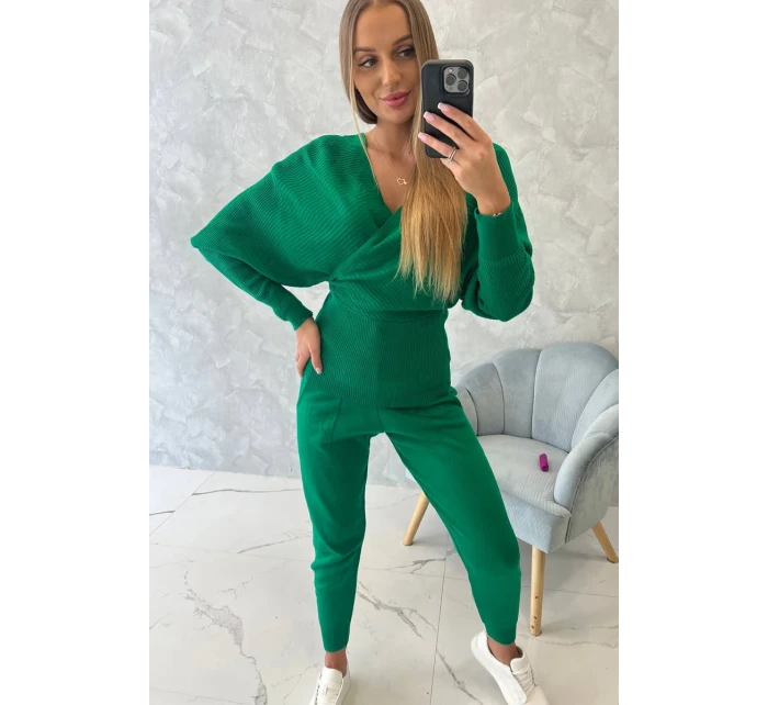 Dvojdielna súprava svetrov zelená Dvojdielna súprava svetrov zelená