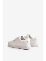 Trampki Męskie Z Eko Skóry Big Star OO174020 Hi-Poly System Białe Trampki Męskie Z Eko Skóry Big Star OO174020 Hi-Poly System Białe