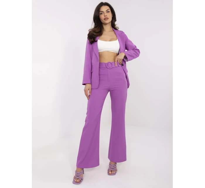 Nohavice DHJ SP 18737.08 fialové Nohavice DHJ SP 18737.08 fialové