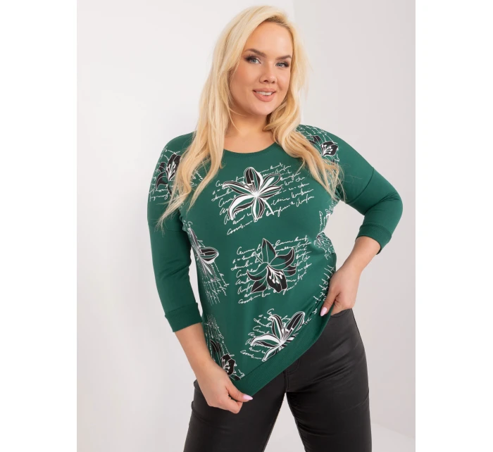 Blúzka RV BZ 9182.14 tmavozelená