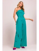 M845 Kombinéza na jedno rameno so šerpou - tyrkysová