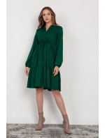 Lanti Šaty s dlhým rukávom SUK203 Zelená