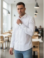 Koszula męska slim fit  biała model 22004913 - FashionStreet