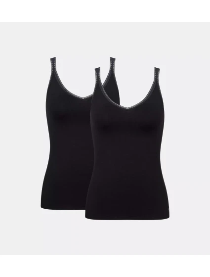 Dámske tielko Sloggi GO Shirt 01 C2P čierne Dámske tielko Sloggi GO Shirt 01 C2P čierne