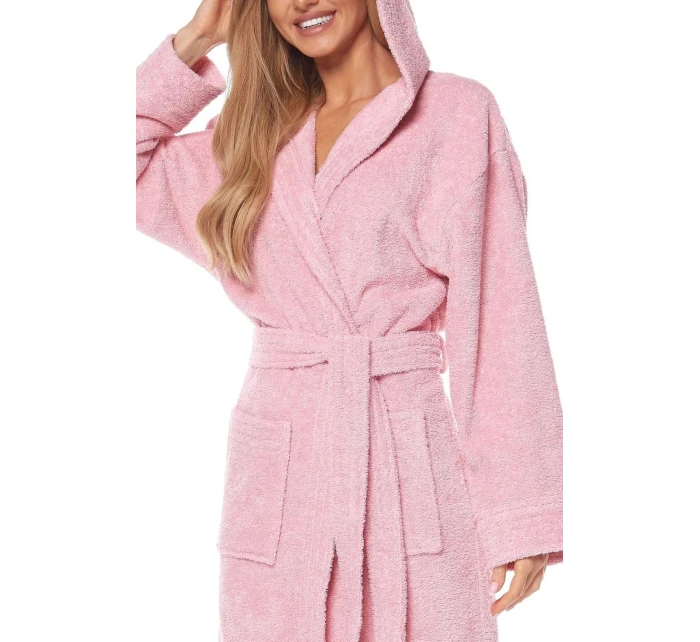 Dámský župan model 18833310 pink - L&L Dámský župan model 18833310 pink - L&L