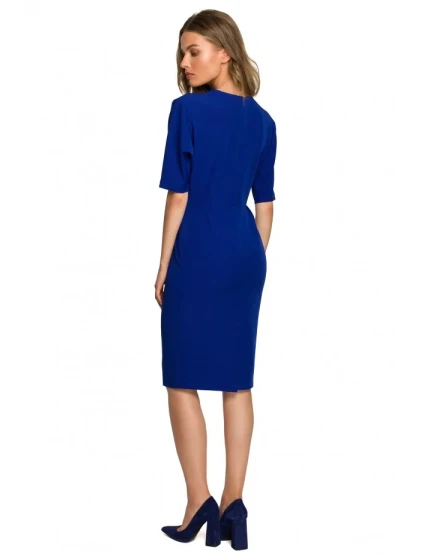 model 17678048 Zavinovací šaty královská modř - STYLOVE