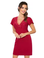 Noční košile Luiza Maroon - Donna