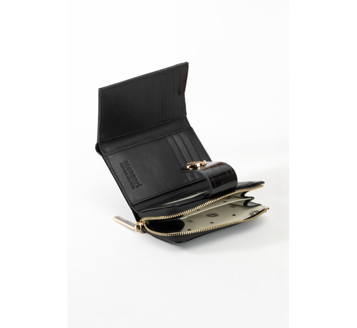 Monnari Peňaženky Dámska malá peňaženka so vzorom Čierna
