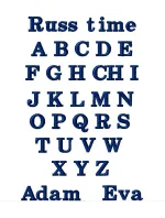 Názov výšivky Russ time