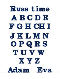 Názov výšivky Russ time