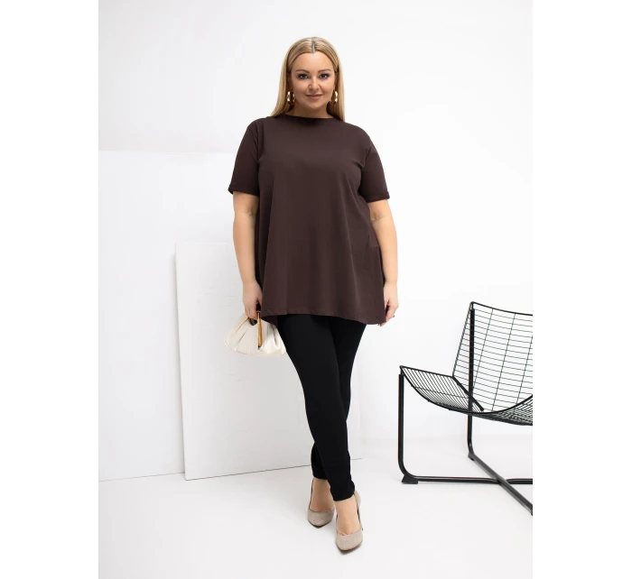 Blúzka RV BZ 7923 1.34P tmavohnedá