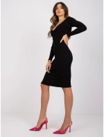 Šaty RV SK model 17035158 černá - FPrice Šaty RV SK model 17035158 černá - FPrice