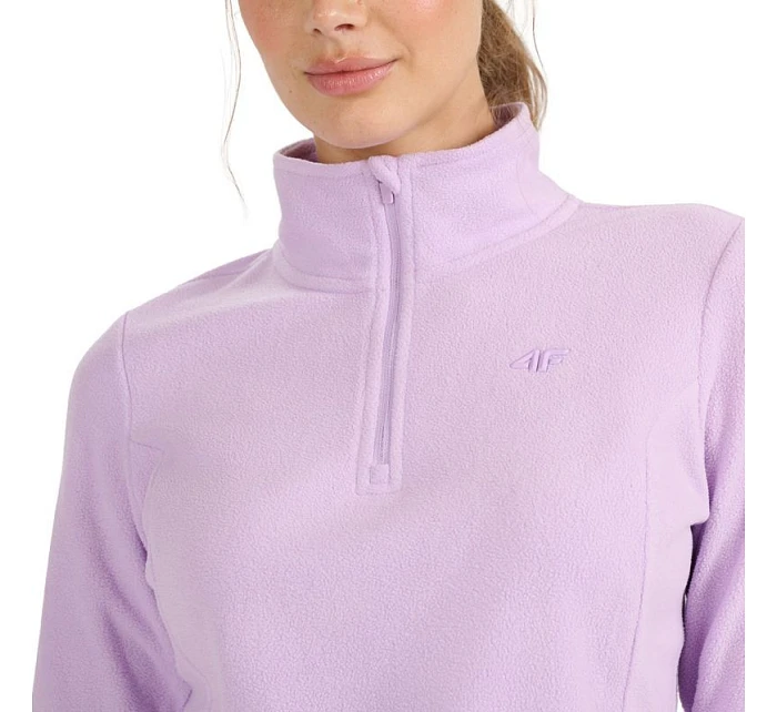 Dámska fleecová mikina 4FWAW25UFLEF069 52S lilac - 4F