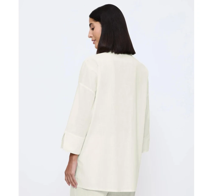 Letné oblečenie Boyfriend Shirt - SILK WHITE - TRIUMPH SILK WHITE - TRIUMPH