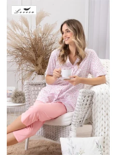 Pyžamo Leveza 1758 Odetta kr/r 3XL-4XL