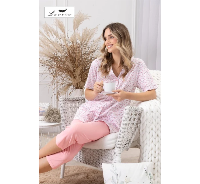 Pyžamo Leveza 1758 Odetta kr/r 3XL-4XL