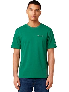 Pánské tričko SS Tee green  pánské model 22119737 - CHAMPION