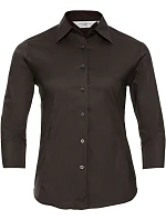 Elastická halenka s 3/4 rukávem 11. chocolate model 22475625 - Russell Athletic Elastická halenka s 3/4 rukávem 11. chocolate model 22475625 - Russell Athletic