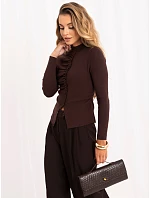 Sweter IR SW model 22360372 brązowy - FPrice Sweter IR SW model 22360372 brązowy - FPrice