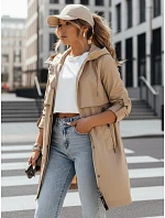 Dámská přechodná bunda parka béžová Dstreet model 21973946 - FashionStreet