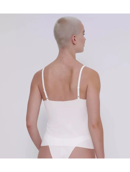 Dámsky top ZERO Feel 2.0 Špagetový top - WHITE - biely 00GZ - SLOGGI