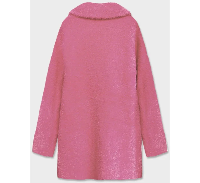 Krátky vlnený prehoz cez oblečenie typu alpaka v lososovej farbe (7108-1) Krátky vlnený prehoz cez oblečenie typu alpaka v lososovej farbe (7108-1)